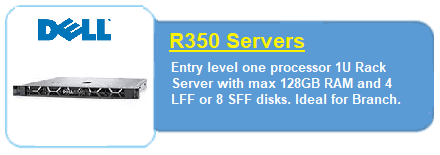 Dell R350 Servers